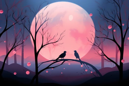 Immerse yourself in the enchanting realm of fantasy with this captivating illustration by a professional visual artist.