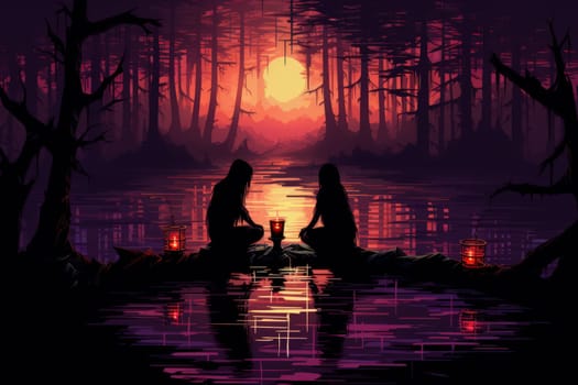 Within the realm of fantasy, enigmatic shadow weavers lurk, their mastery over darkness shaping illusions with mesmerizing precision.