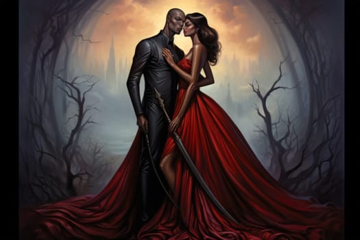 Step into a world where hauntingly beautiful vampires captivate with their ethereal allure.