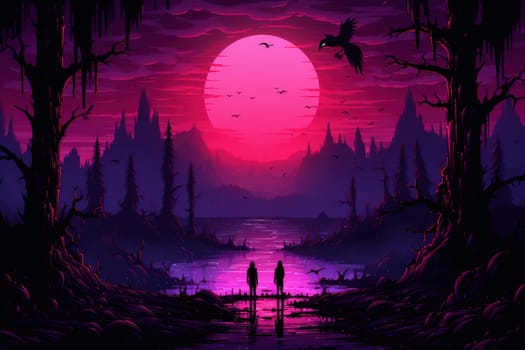 Enter the realm of fantasy and encounter the cursed wereravens, unfortunate beings caught in an eternal cycle of shifting between human and raven forms.