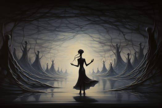 Enter the captivating realm of fantasy, where enigmatic shadow dancers gracefully weave illusions and manipulate darkness with an ethereal finesse.