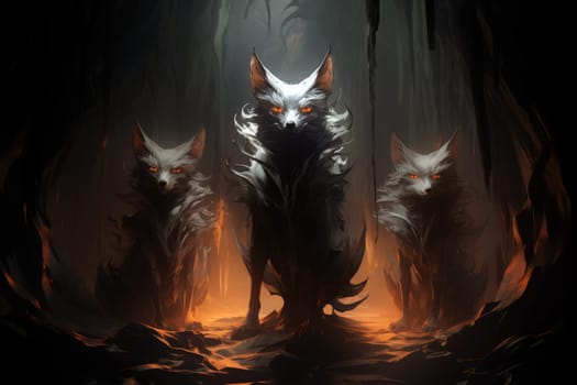 Embark on a fantastical journey where cunning shape-shifting foxes roam. With their mesmerizing magical abilities, these creatures navigate through realms, weaving illusions and enchantments.