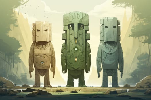 In the realm of fantasy, ancient golems stand as remarkable creations of mystical craftsmanship.