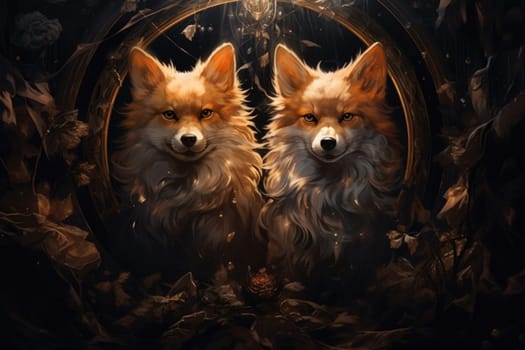 Enter the enchanting realm of the curious spirit foxes, mystical creatures that possess the ability to effortlessly traverse between the ethereal spirit world and the tangible physical realm.