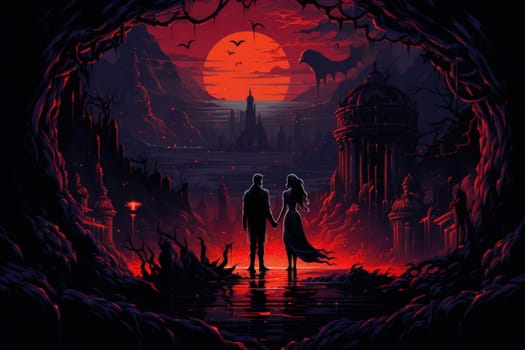 Step into a world where hauntingly beautiful vampires captivate with their ethereal allure.