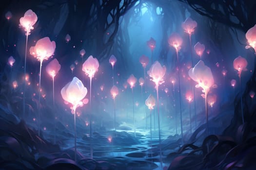 Enter the realm of fantasy and behold the enchanting presence of ethereal moonlight sprites.