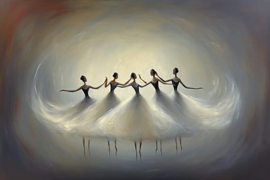 Immerse yourself in the enchanting world of fantasy as you witness the ethereal dance of graceful sylphs, ethereal beings of air and wind.