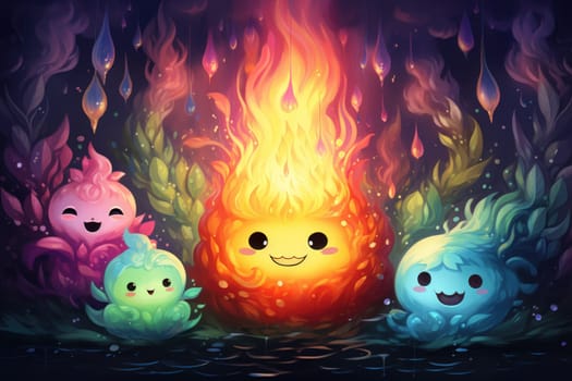 In the realm of fantasy, elemental chaos spirits are enigmatic beings that personify the raw and untamed powers of nature.