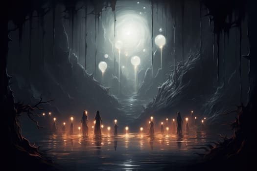 Enter the realm of fantasy and behold the enchanting presence of ethereal moonlight sprites.