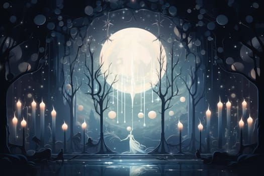 Enter the realm of fantasy and behold the enchanting presence of ethereal moonlight sprites.