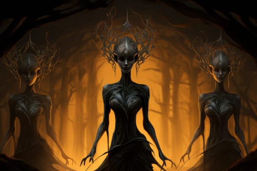 Immerse yourself in a world of fantasy where elven archers stand tall, their keen eyes piercing through the shadows.