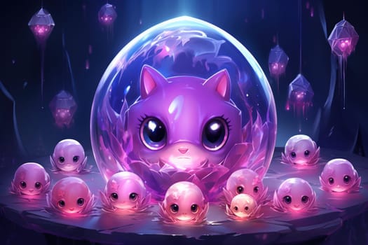 Immerse yourself in the realm of magic with this captivating illustration by a professional visual artist.