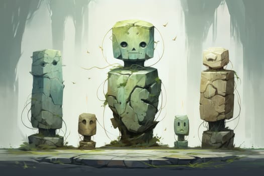 In the realm of fantasy, ancient golems stand as remarkable creations of mystical craftsmanship.