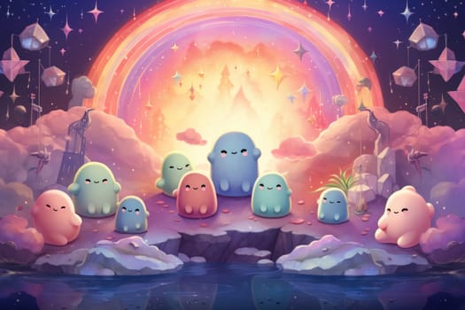 Deep within the realms of fantasy, harmonious singing stones lie, their mystical nature revealed when struck.