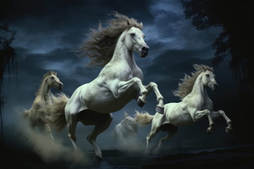 Embark on a mystical journey where elusive centaurs, with their ethereal grace, gallop through moonlit meadows.