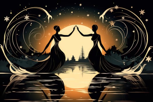 Step into a realm of enchantment and behold the mesmerizing beauty of elegant swan maidens.
