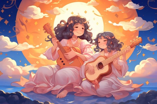 In the realm of fantasy, celestial harpists are ethereal beings whose music transcends the mortal plane and reaches the celestial realms.
