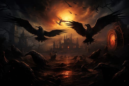Enter the realm of fantasy and encounter the cursed wereravens, unfortunate beings caught in an eternal cycle of shifting between human and raven forms.