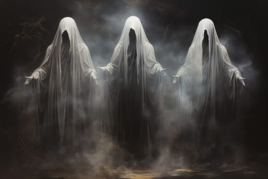 In the realm of fantasy, ethereal mist guardians watch over sacred sites, their presence veiled in a shroud of mist and mystery.