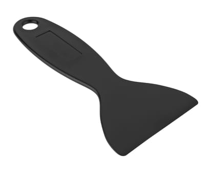 plastic spatula, tool on white background in insulation
