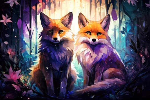 Enter the enchanting realm of the curious spirit foxes, mystical creatures that possess the ability to effortlessly traverse between the ethereal spirit world and the tangible physical realm.