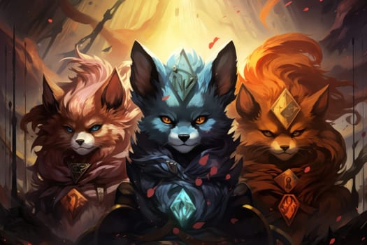Witness the power and majesty of the ferocious thundercats in this captivating illustration crafted by a professional visual artist.