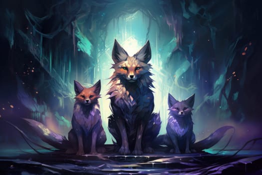 Embark on a fantastical journey where cunning shape-shifting foxes roam. With their mesmerizing magical abilities, these creatures navigate through realms, weaving illusions and enchantments.