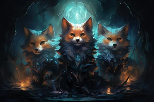 Embark on a fantastical journey where cunning shape-shifting foxes roam. With their mesmerizing magical abilities, these creatures navigate through realms, weaving illusions and enchantments.