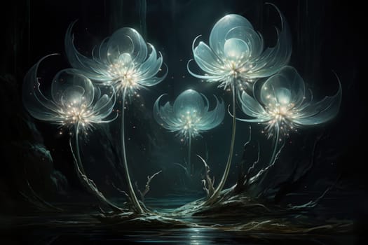 Enter the realm of fantasy and behold the enchanting presence of ethereal moonlight sprites.