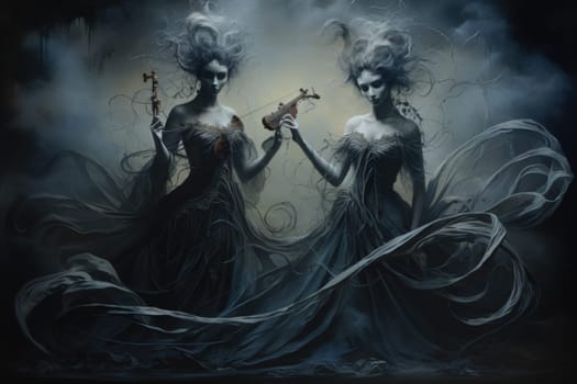 Enter the captivating realm of fantasy, where enigmatic shadow dancers gracefully weave illusions and manipulate darkness with an ethereal finesse.