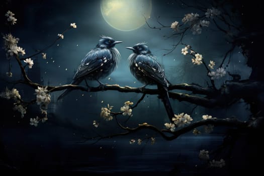 Immerse yourself in the enchanting realm of fantasy with this captivating illustration by a professional visual artist.