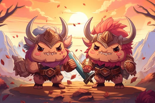 Enter a world of myth and legend where ferocious minotaurs, half-human and half-bull, reign supreme.