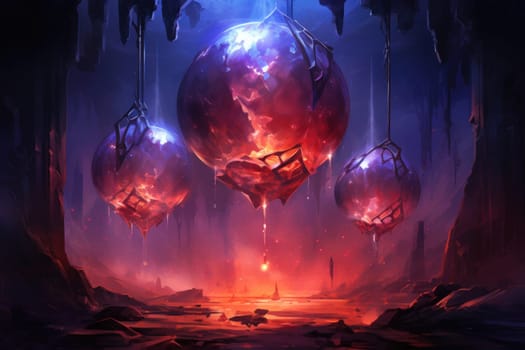 Immerse yourself in the realm of magic with this captivating illustration by a professional visual artist.