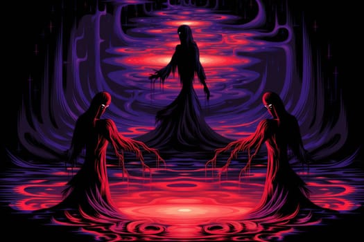 Enter the captivating realm of fantasy, where enigmatic shadow dancers gracefully weave illusions and manipulate darkness with an ethereal finesse.