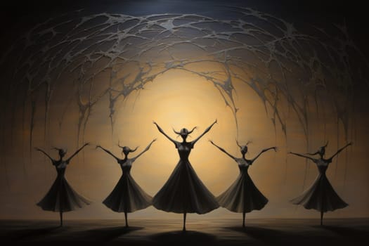 Enter the captivating realm of fantasy, where enigmatic shadow dancers gracefully weave illusions and manipulate darkness with an ethereal finesse.