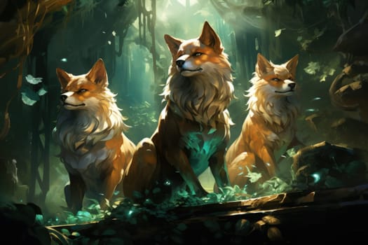 Embark on a fantastical journey where cunning shape-shifting foxes roam. With their mesmerizing magical abilities, these creatures navigate through realms, weaving illusions and enchantments.
