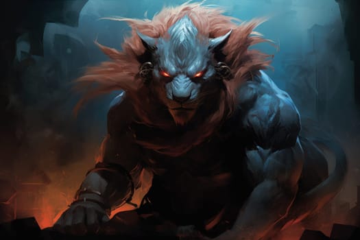 Witness the power and majesty of the ferocious thundercats in this captivating illustration crafted by a professional visual artist.