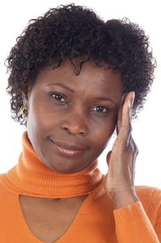 Woman whit headache