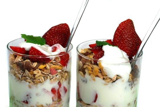 Muesli in a jar