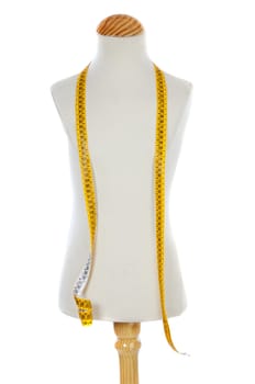 Mannequin with a tape measure