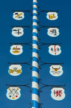Maypole in Munich
