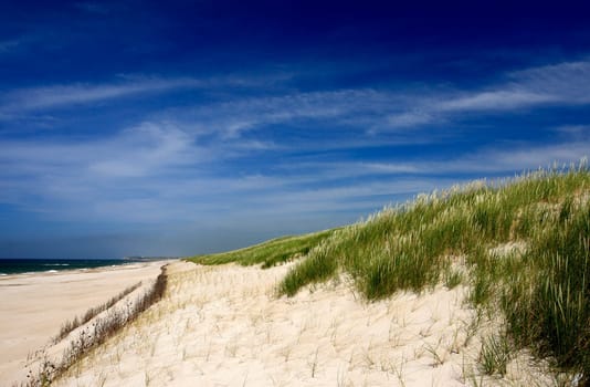 North Sea coast near Thorsminde in Northwest Jutland,Denmark