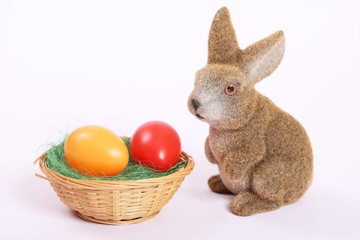 the Easter basket guarding