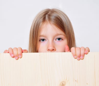 Girl Hiding