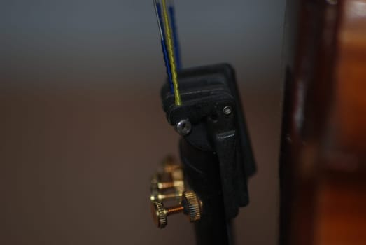 Detail of a violin