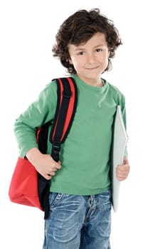 adorable child student