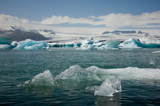 Icebergs in Jökulsarlón