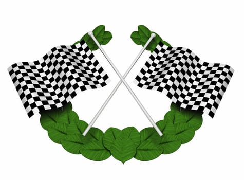 Chequered flags