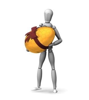Person holding Easter egg