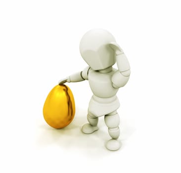 Person holding Easter egg